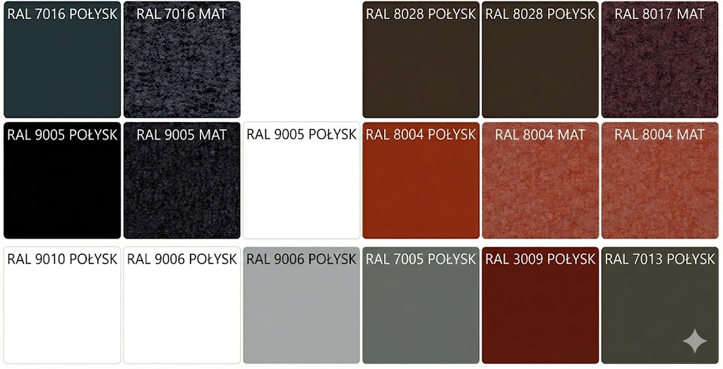 Profil balkonowy okapowy aluminiowy AVZ Antracyt połysk 7016, gr. 0,7mm 6cm 5cm AVZ-PROFIL-001-XYUAG 11282293773177